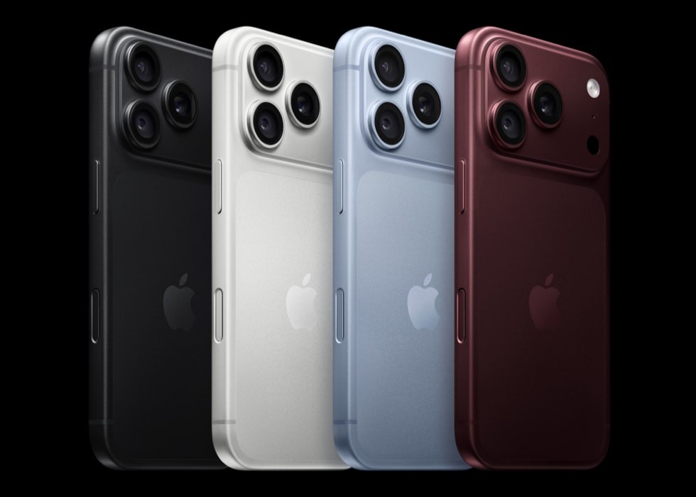 iPhone 18 Pro в цветах Black, Silver, Glacier и Burgundy